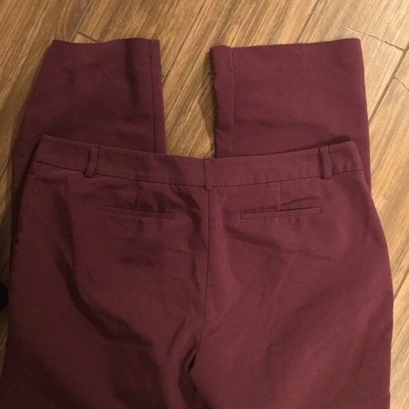 Apt. 9 Purple Torie Straight Leg Dress Pants - Picture 4 of 4